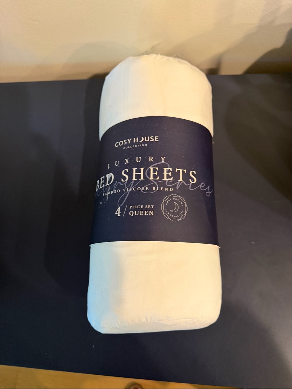 Cosy House Luxury Queen Bed Sheets - White